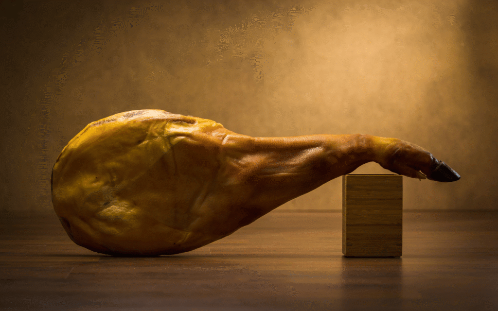 jamón ibérico de alta calidad en pieza entera
