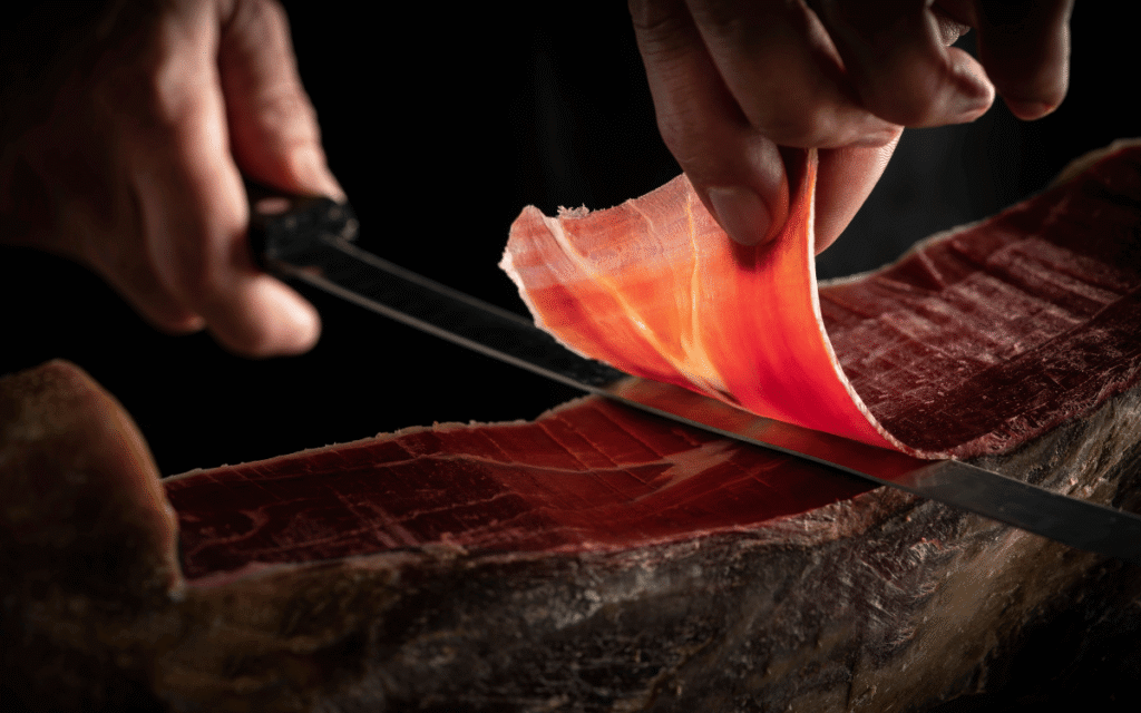 cortador de jamón para eventos en servicio profesional
