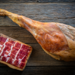 corte de jamón en directo