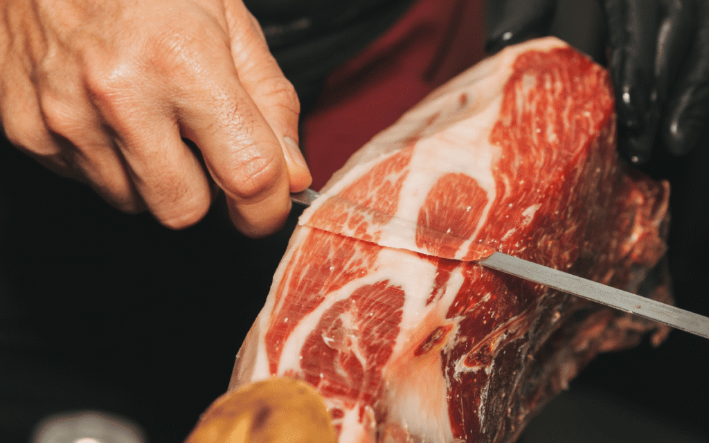 plato de jamón ibérico al corte gourmet