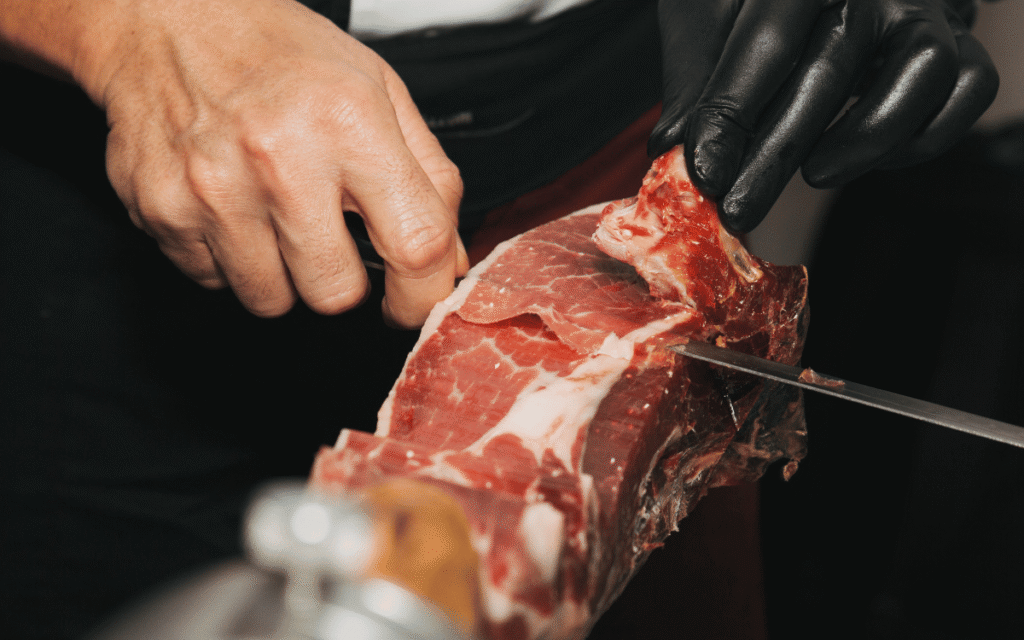 comprar jamón al corte ibérico envasado al vacío