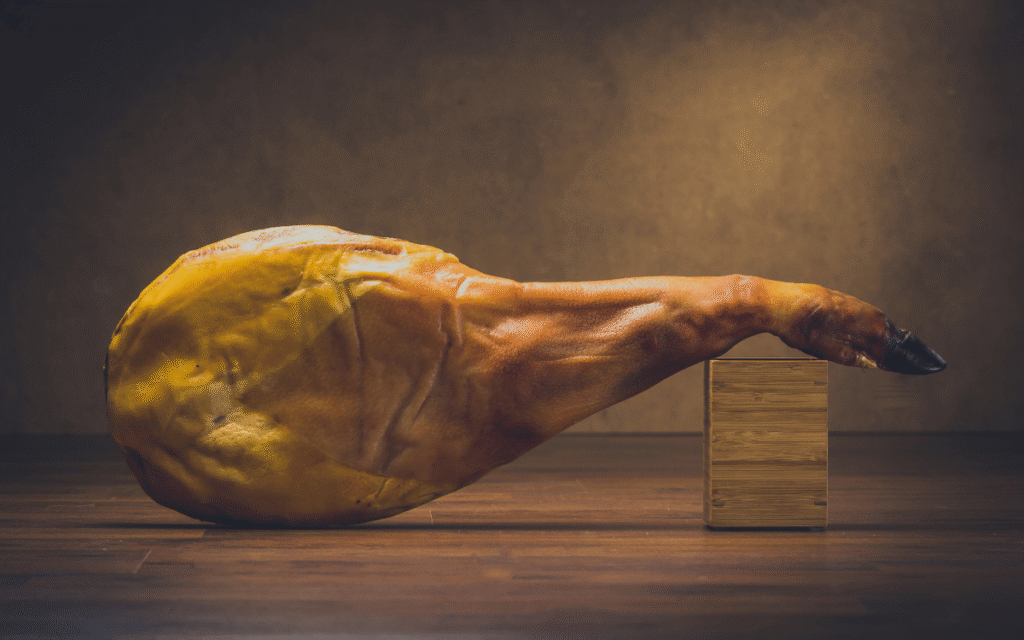 jamón 50% raza ibérica de calidad seleccionada