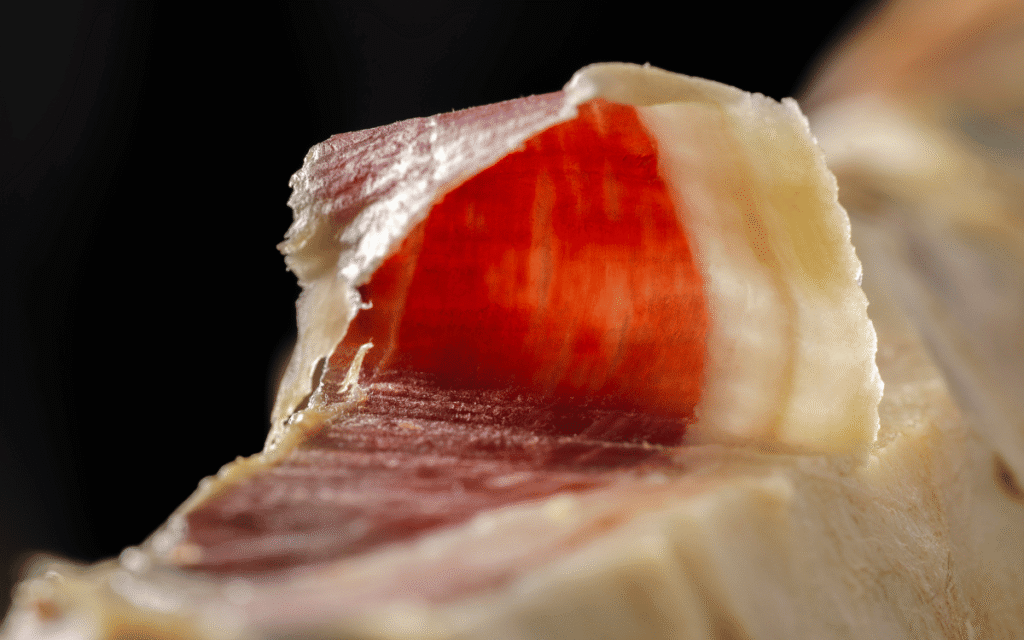 Paleta ibérica curada de forma tradicional